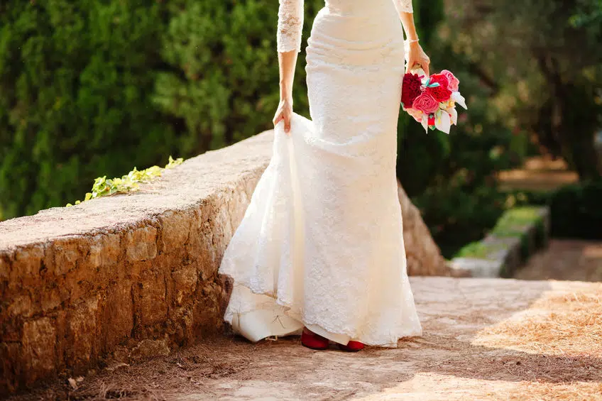 Bouquet de mariée en feutrine