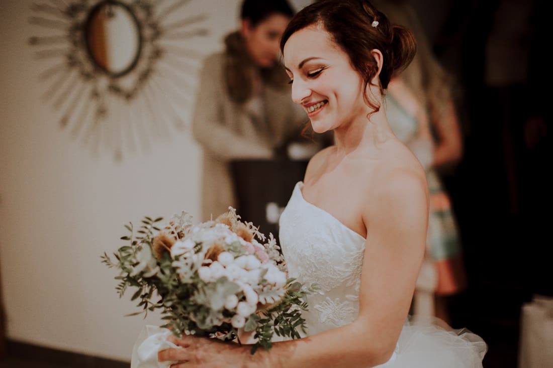 Un bouquet de fleur coloré pour le mariage