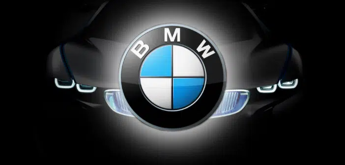 Le logo des voitures BMW