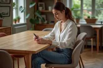 Chaise de salle à manger confortable et esthétique pour un repas convivial