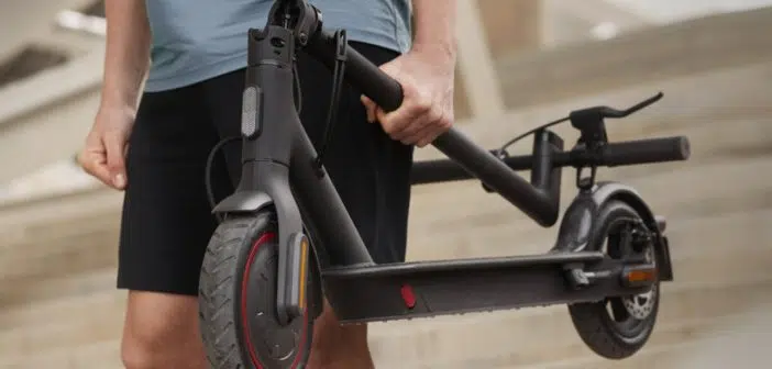 plier une trottinette électrique