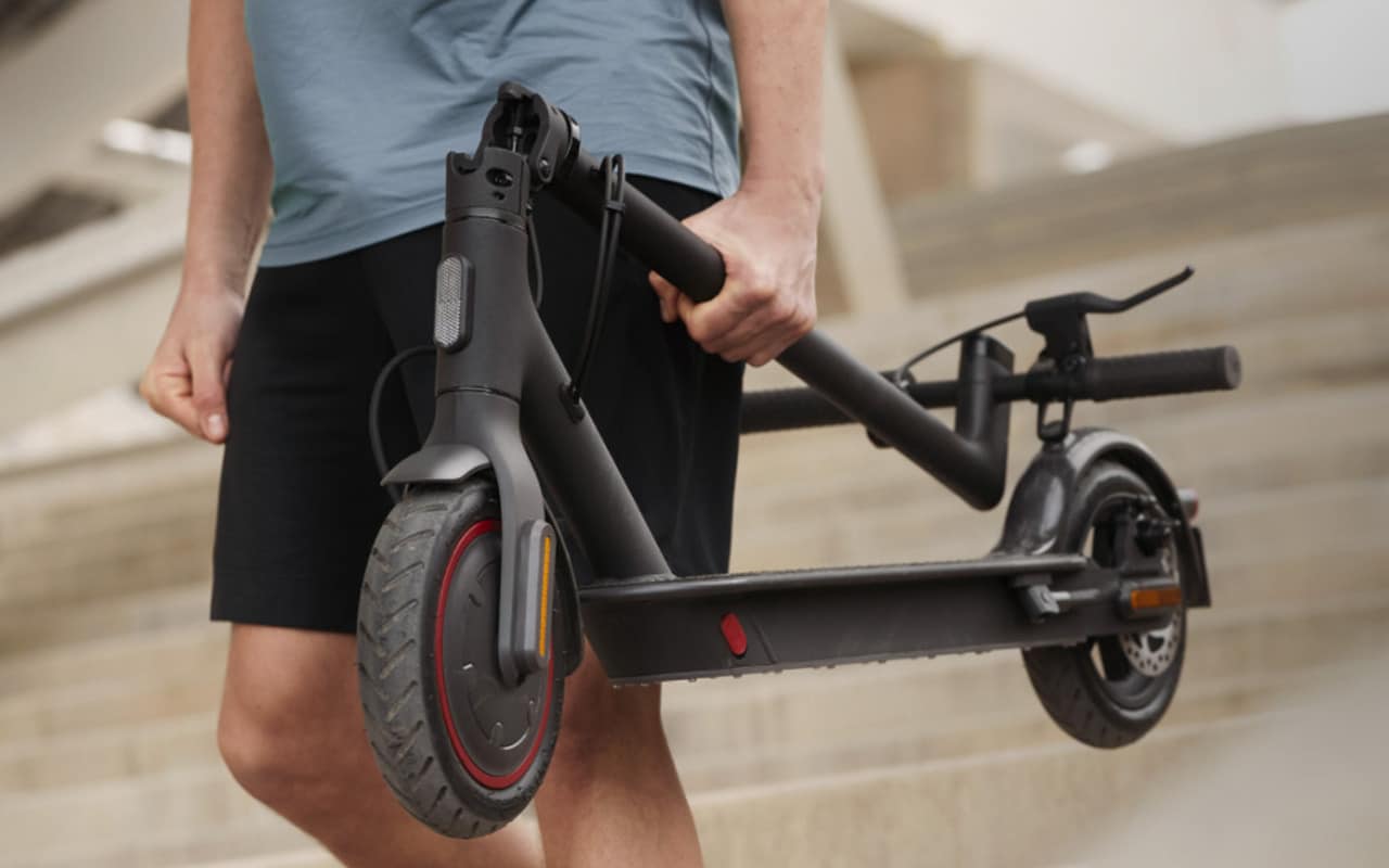 plier une trottinette électrique